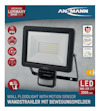 Förpackning för Ansmann Luminary floodlight med rörelsesensor, LED 30W, 3300 lumen, IP65, räckvidd upp till 12m.