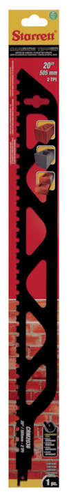 Starrett inslagningsverktyg, 20" / 500 mm, röd och svart färgschema, för olika sågar.